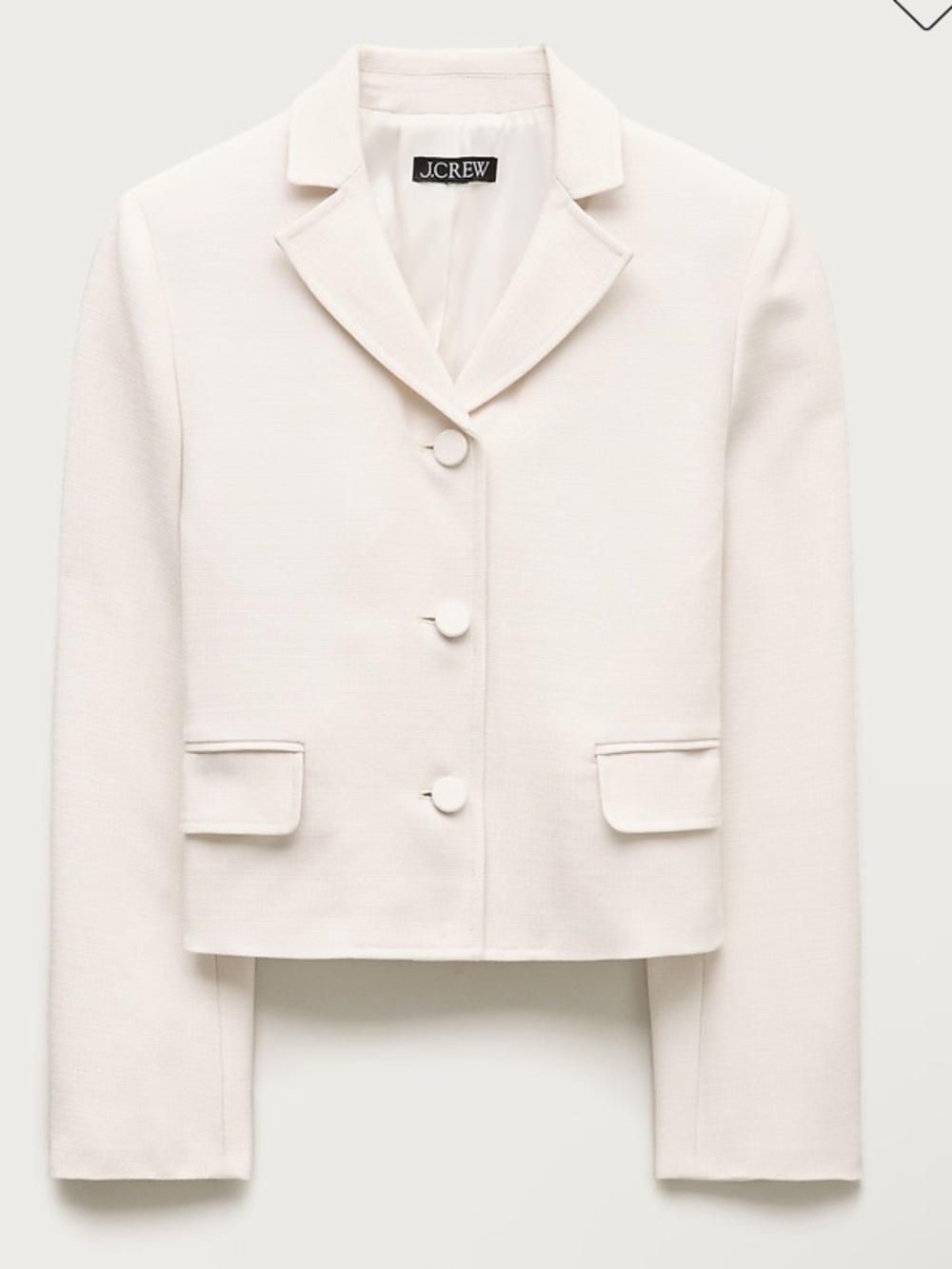J. Crew Lenore lady blazer in luster canvas - Summer Linen - Picture 5 of 8